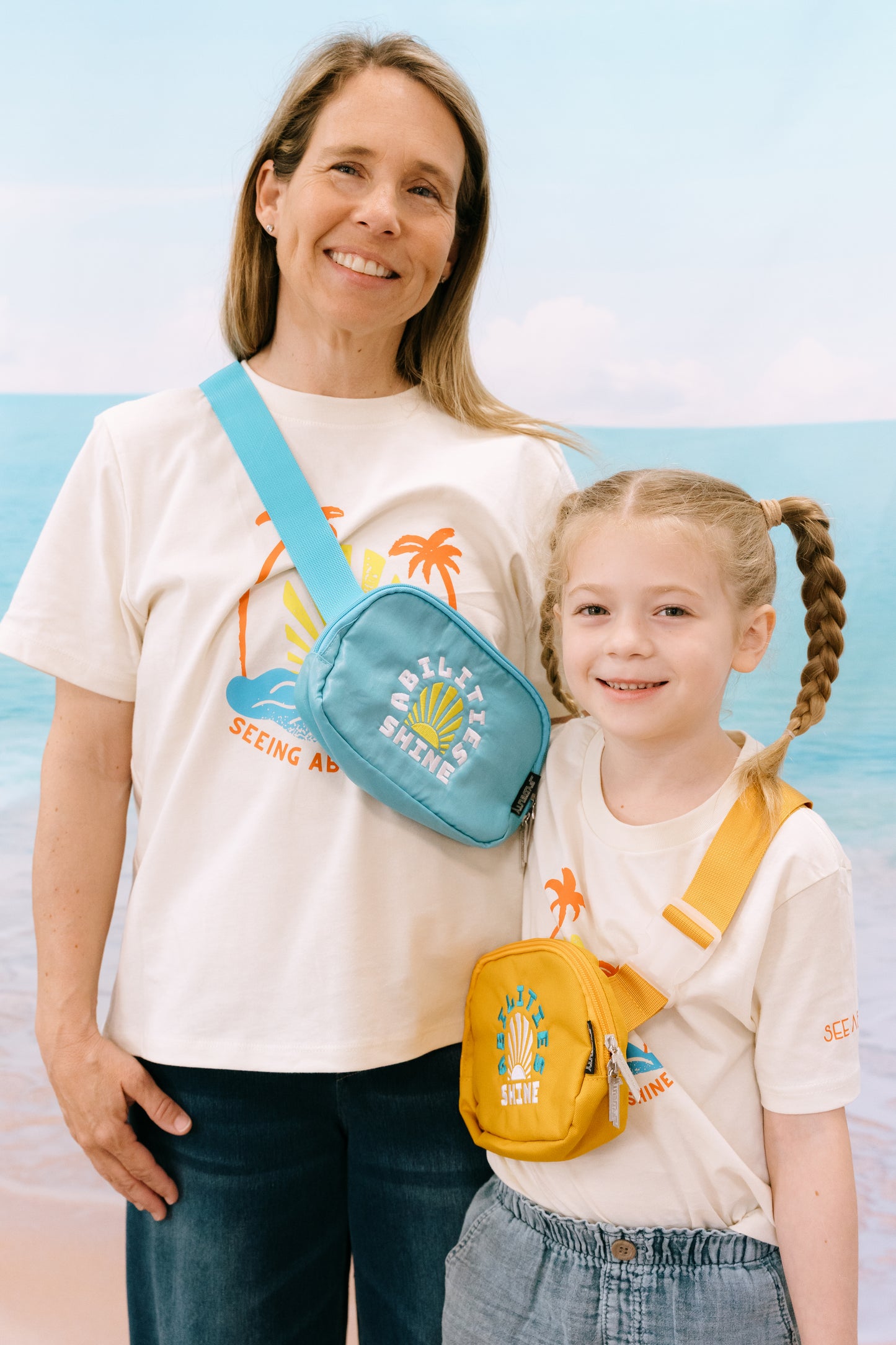Teal Embroidered Fanny Pack