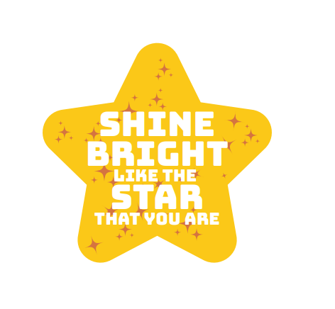 Shine Water Bottle Stickers - 6 stickers